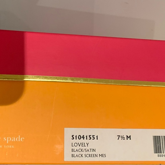 Kate Spade Lovely Black Satin shoes - Picture 10 of 10